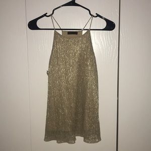 HANOVER flowy glitter top